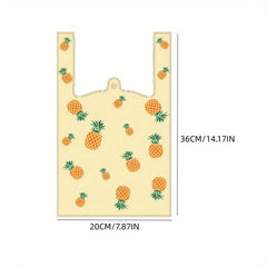 50pcs Reusable Plastic Bulk Shopping Bags, Adorable Cartoon Gift Bags