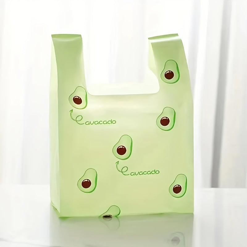 50pcs Reusable Plastic Bulk Shopping Bags, Adorable Cartoon Gift Bags