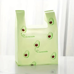 50pcs Reusable Plastic Bulk Shopping Bags, Adorable Cartoon Gift Bags