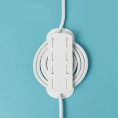 Power Strip Holder Adhesive Punch Desktop Socket Fixer Wall Mounte Plug Stand