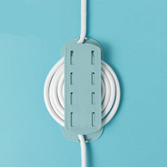 Power Strip Holder Adhesive Punch Desktop Socket Fixer Wall Mounte Plug Stand