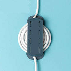 Power Strip Holder Adhesive Punch Desktop Socket Fixer Wall Mounte Plug Stand