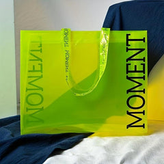 Transparent Handle Shopping Bag, Environmental Friendly