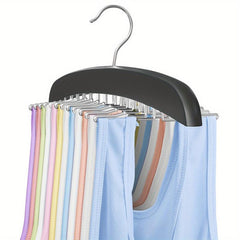 24 Storage Hooks Non Slip Hanging Tie Holder Closet Organizer