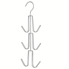 Rotatable Bag Storage Hook for Bag Hat Silky Scarf Tie Storage