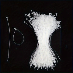 1000pcs Plastic Fastener Hang Tag Snap Lock Clear Hang Tag String 7 62 Cm