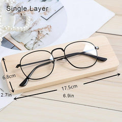 Solid Wood Glasses Display Rack Staircase Store Props Semi Circular Storage