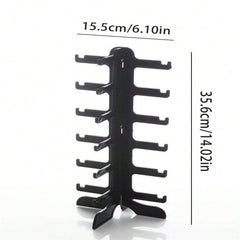 6 Layers Sunglasses Display Stand Holder Plastic Glasses Display Stand