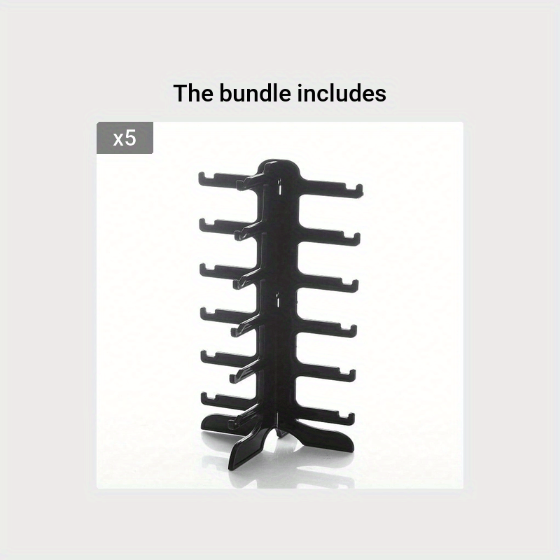 6 Layers Sunglasses Display Stand Holder Plastic Glasses Display Stand
