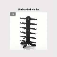 6 Layers Sunglasses Display Stand Holder Plastic Glasses Display Stand