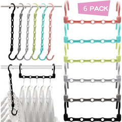 12 Pack Sturdy Closet Organizer Hanger for Heavy Clothes