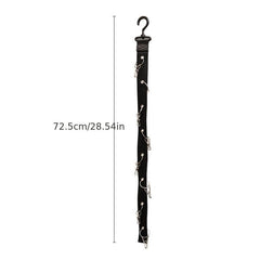 8 Clips Wardrobe Hanging Hat Organizer Bedroom Storage Hook Holder