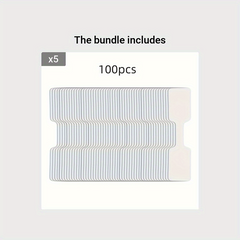 100pcs Jewelry Sticker Self-Adhesive Blank ID Sticker for Rings, Necklaces