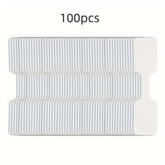 100pcs Jewelry Sticker Self-Adhesive Blank ID Sticker for Rings, Necklaces
