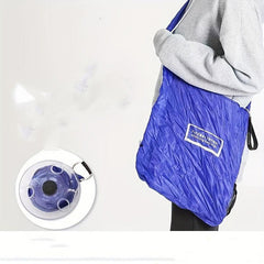 Portable Foldable Retractable Disc Shopping Bag Storage Bag