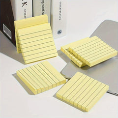 Colorful Horizontal Line Sticky Note Portable Memo Pad Self Stick Note Pads