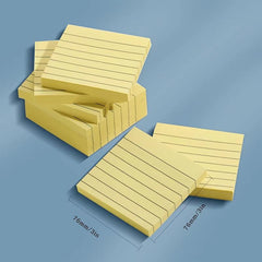 Colorful Horizontal Line Sticky Note Portable Memo Pad Self Stick Note Pads