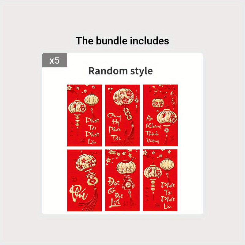 30pcs Dragon Year Red Paper Gift Bag Large Size for Retail