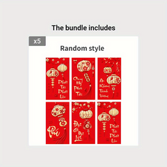 30pcs Dragon Year Red Paper Gift Bag Large Size for Retail
