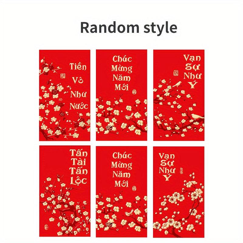 30pcs Dragon Year Red Paper Gift Bag Large Size for Retail