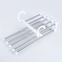 1pc Folding Pants Rack Stainless Steel Pants Storage Rack