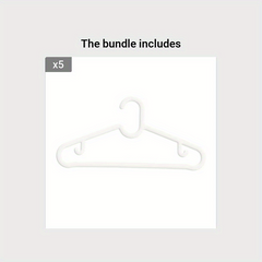 10pcs Dry Clothes Hanging Rack Plastic Hanger Dress Organizer