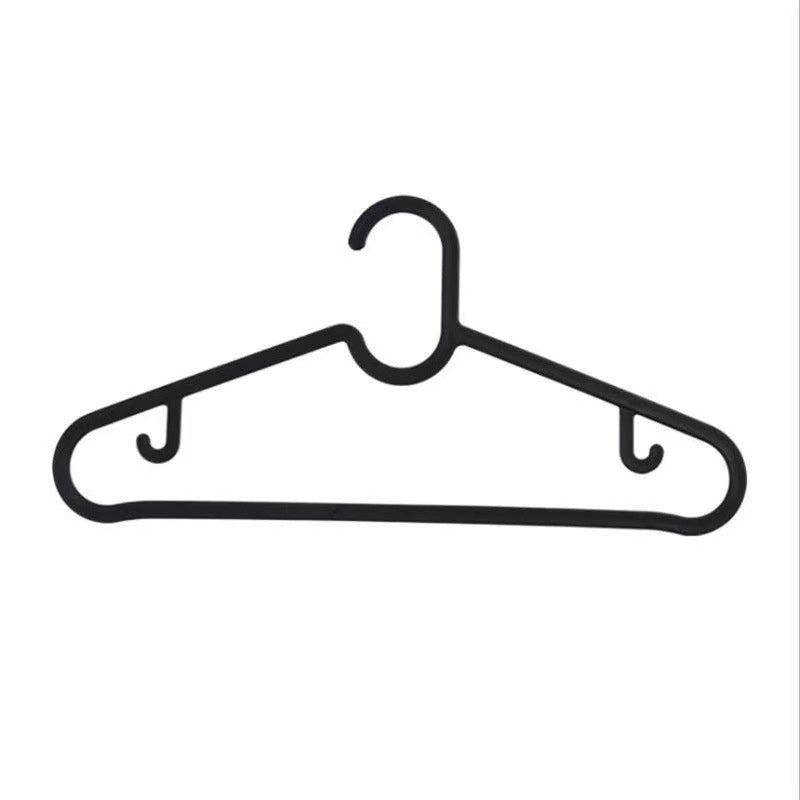 10pcs Dry Clothes Hanging Rack Plastic Hanger Dress Organizer