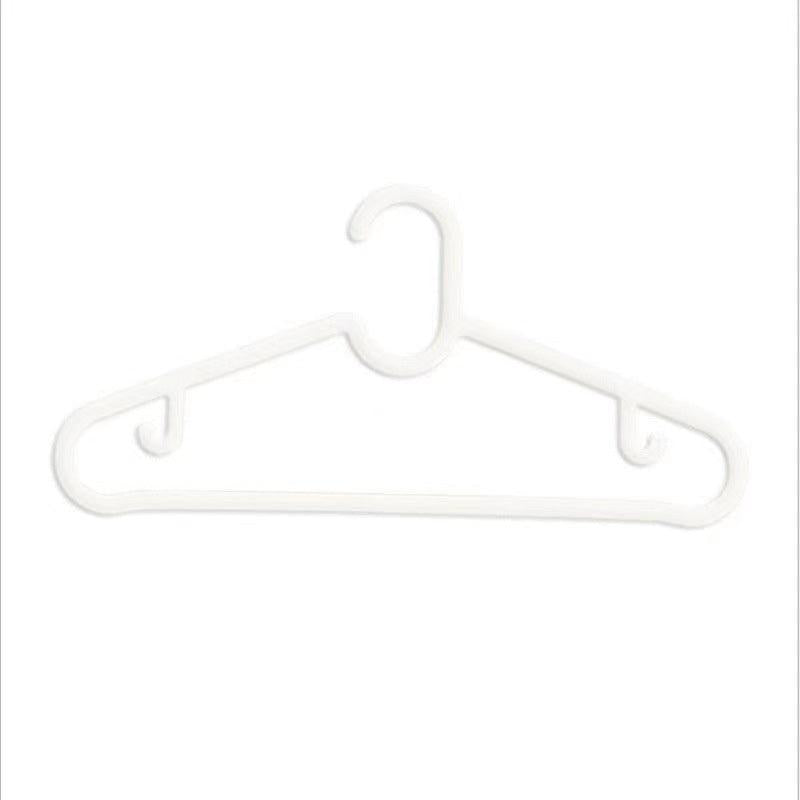 10pcs Dry Clothes Hanging Rack Plastic Hanger Dress Organizer