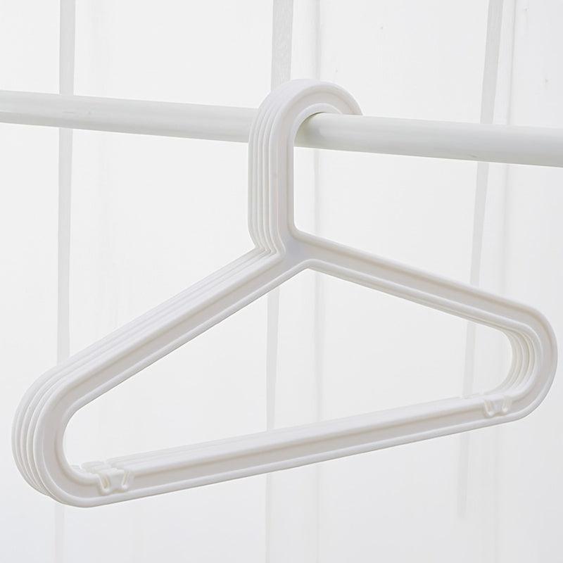 5pcs Traceless Drying Clothes Hanger Plastic Clothing Store Hanger