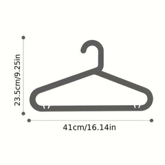 5pcs Traceless Drying Clothes Hanger Plastic Clothing Store Hanger