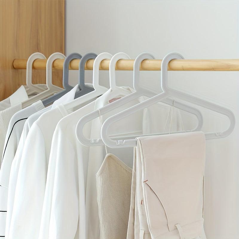 5pcs Traceless Drying Clothes Hanger Plastic Clothing Store Hanger