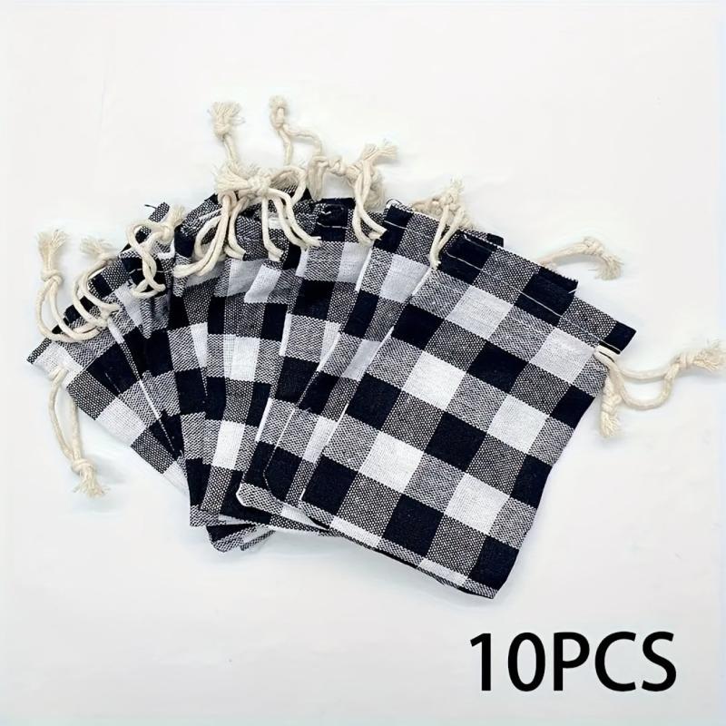 10pcs Christmas Gift Bags - Perfect for Wrapping