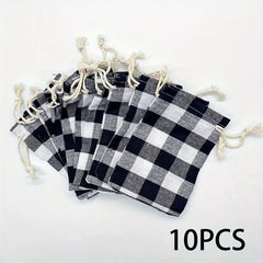 10pcs Christmas Gift Bags - Perfect for Wrapping