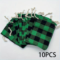 10pcs Christmas Gift Bags - Perfect for Wrapping