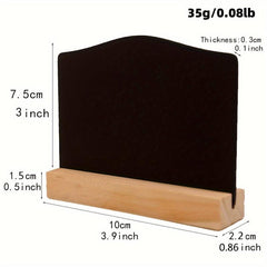 5pcs Mini Blackboard Wooden Chalk Board Party Decoration Table Display Board