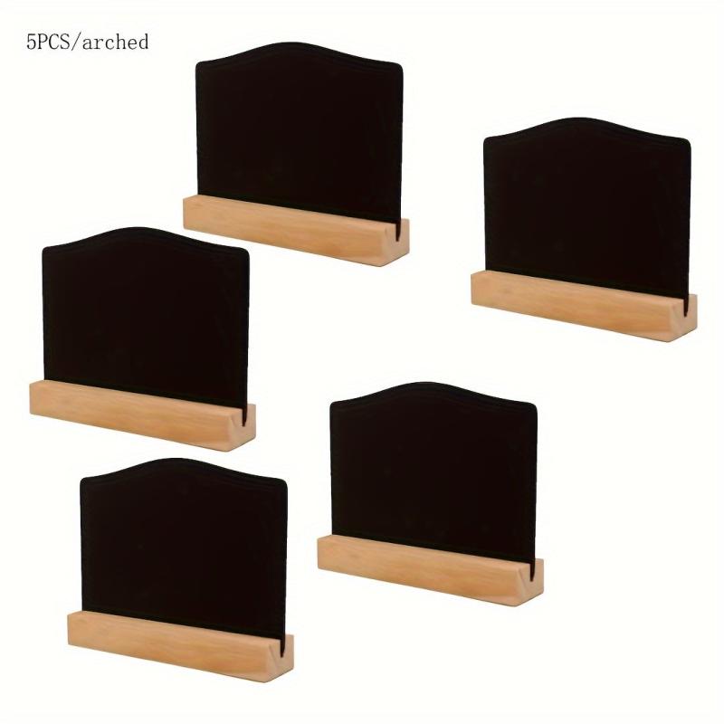5pcs Mini Blackboard Wooden Chalk Board Party Decoration Table Display Board