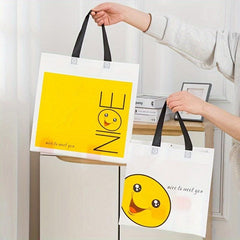 Happy Face Non-woven Bag Reusable Gift Packaging Handbag Christmas Gift Bag