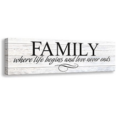 Inspirational Quotes Canvas Wall Art Family Prints Signs Retro Artwork