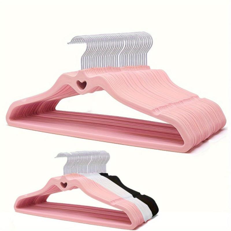 Velvet Hangers Non Slip Flocked Felt Hangers Sturdy Velvet Clothes Han