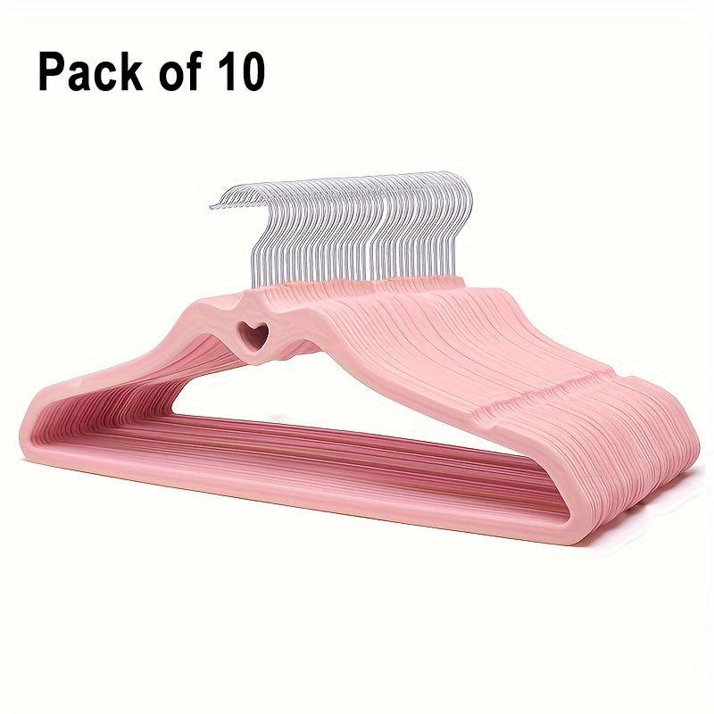 Velvet Hangers Non Slip Flocked Felt Hangers Sturdy Velvet Clothes Han