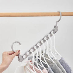 Nine Holes Magic Hanger Household Storage Tool - Clothing Stores