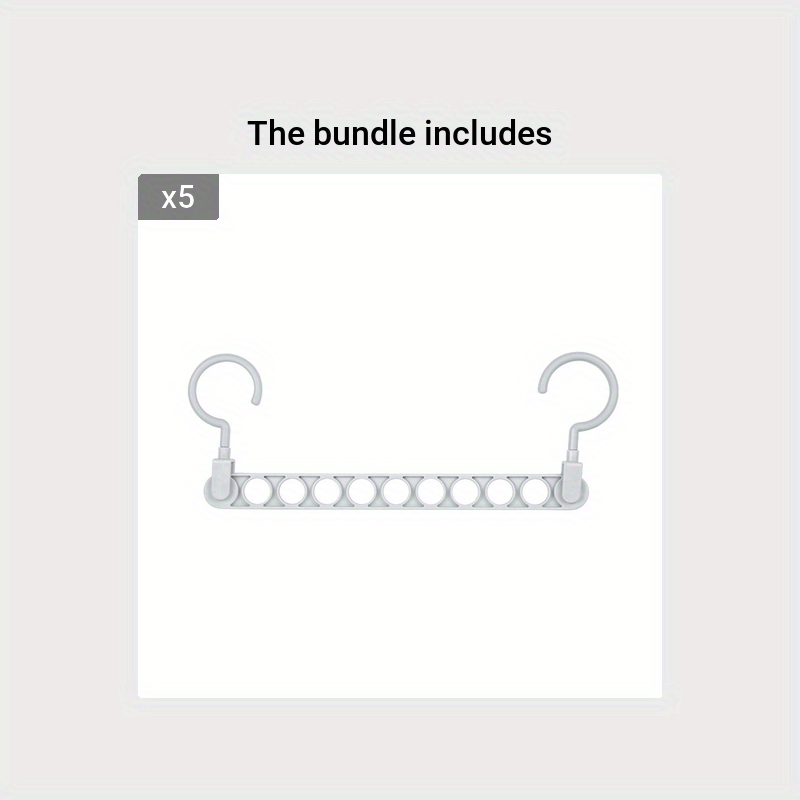 Nine Holes Magic Hanger Household Storage Tool - Clothing Stores