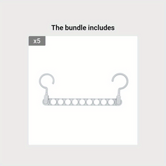 Nine Holes Magic Hanger Household Storage Tool - Clothing Stores