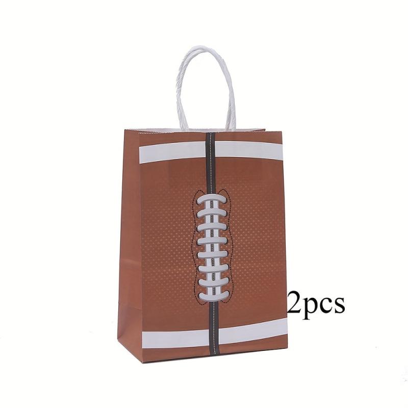 Baseball Rugby Gift Paper Bags - Pack of 2