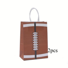 Baseball Rugby Gift Paper Bags - Pack of 2