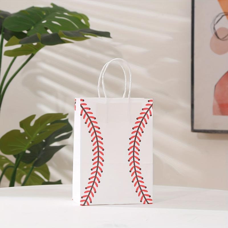 Baseball Rugby Gift Paper Bags - Pack of 2