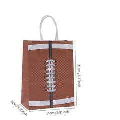Baseball Rugby Gift Paper Bags - Pack of 2