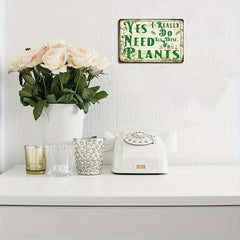 Plants Sign Funny Home Kitchen Wall Decor