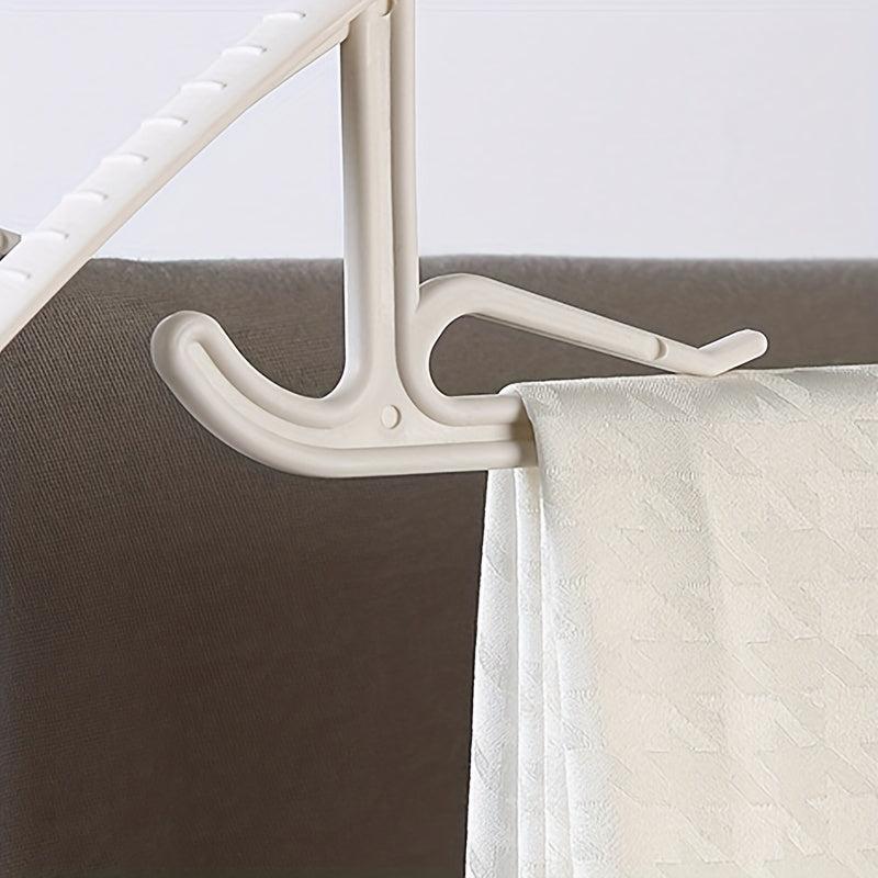 5pcs Non-marking Non-slip Clothes Hanger Cooling Hanging Clothes Rack