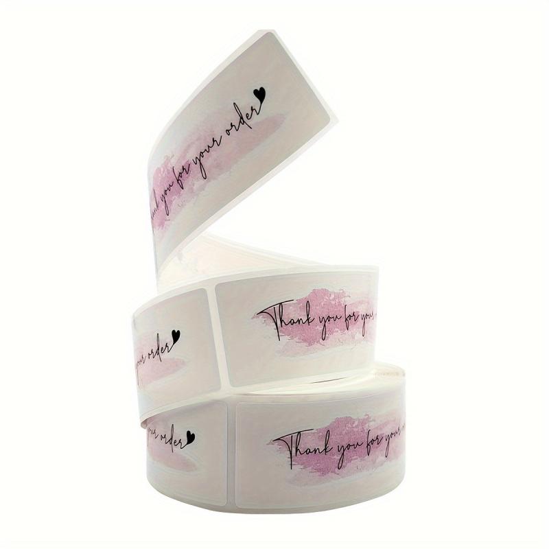 125 Thank You For Your Order Stickers Decorative Sealing Stickers